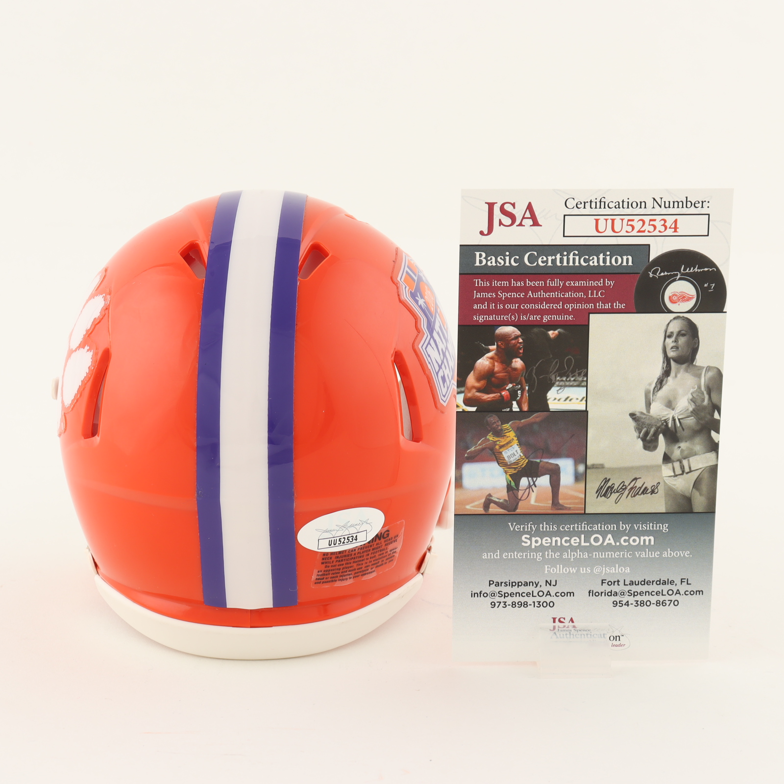 Dabo Swinney Signed Clemson Tigers 2016 National Champions Speed Mini Helmet (JSA) at PristineAuction.com Dabo Swinney Signed Clemson Tigers 2016 National Champions Speed Mini Helmet (JSA) at PristineAuction.com