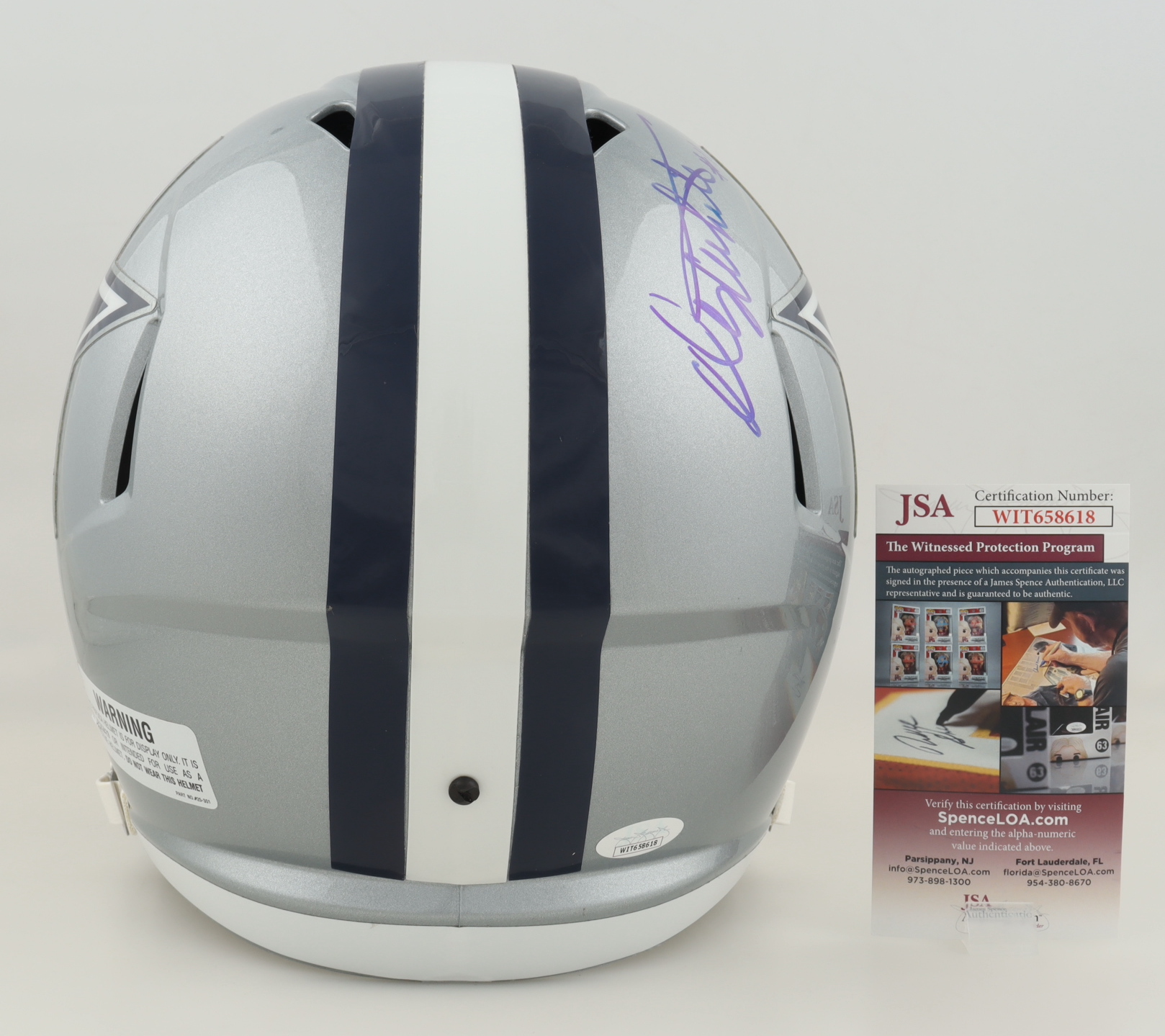 Danny White Signed Cowboys Full-Size Speed Helmet Inscribed "SB XII Champs" (JSA) at PristineAuction.com Danny White Signed Cowboys Full-Size Speed Helmet Inscribed "SB XII Champs" (JSA) at PristineAuction.com