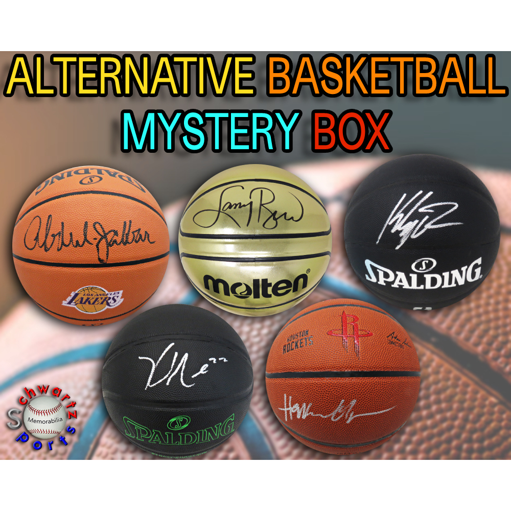 Schwartz Sports ALTERNATIVE Basketball Signed Mystery Box Series 3