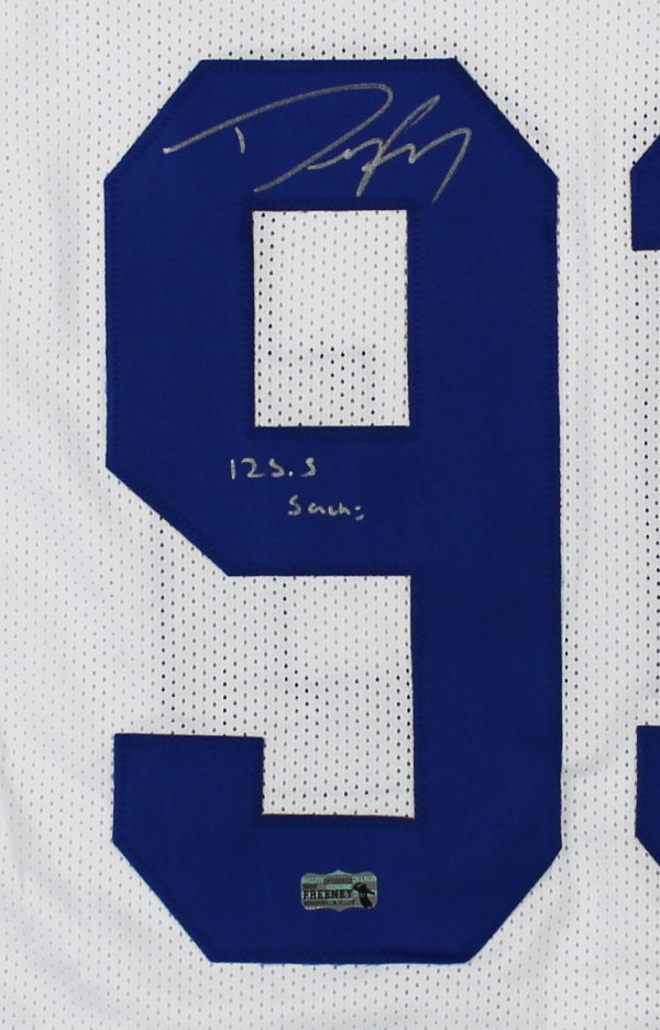 Dwight Freeney Signed Jersey Inscribed "125.5 Sacks" (Freeney) at PristineAuction.com Dwight Freeney Signed Jersey Inscribed "125.5 Sacks" (Freeney) at PristineAuction.com