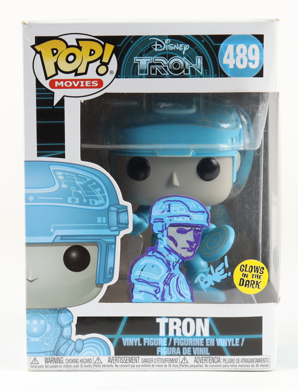 Tone Rodriguez Signed "Tron" #489 Tron Funko Pop! Vinyl Figure with Drawing (PSA) at PristineAuction.com Tone Rodriguez Signed "Tron" #489 Tron Funko Pop! Vinyl Figure with Drawing (PSA) at PristineAuction.com