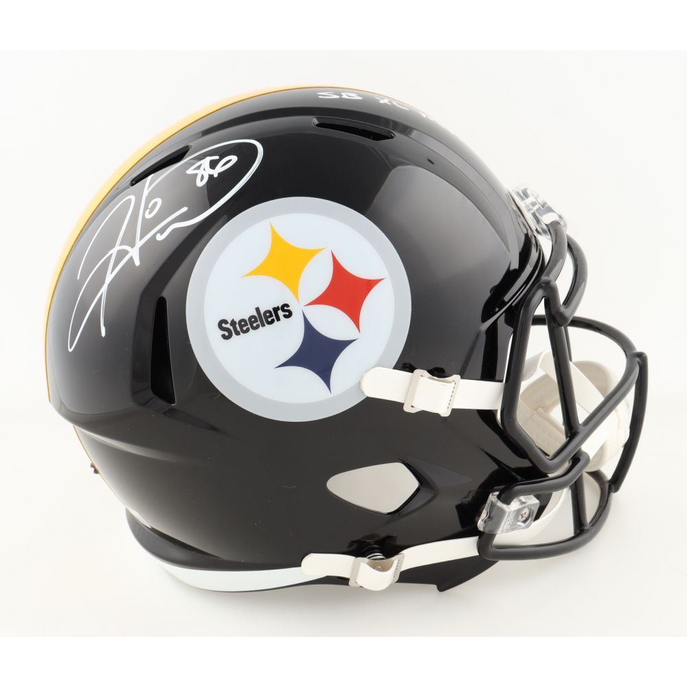 Hines Ward Signed Steelers Full-Size Speed Helmet Inscribed "SB XL MVP" (Beckett) at PristineAuction.com