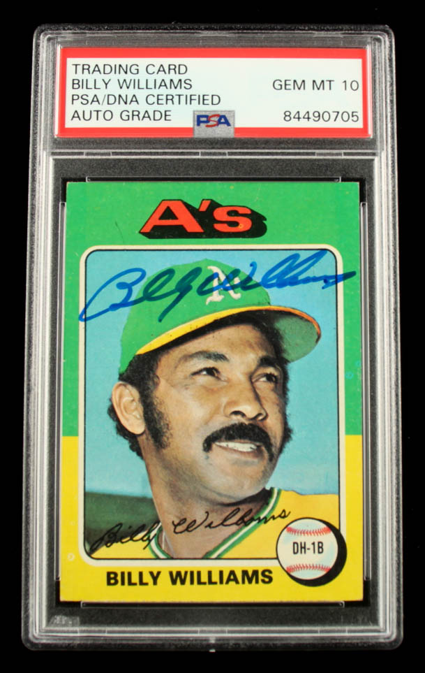 Billy Williams Signed 1975 Topps #545 (PSA) | Pristine Auction
