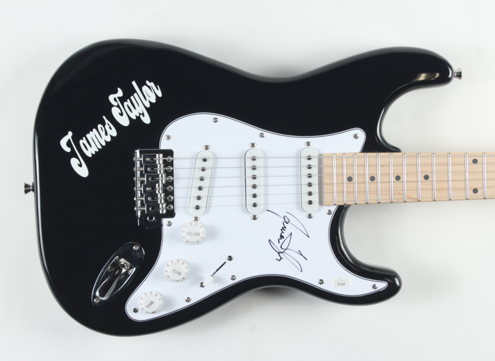 James Taylor Signed 39" Electric Guitar (JSA) Pristine Auction