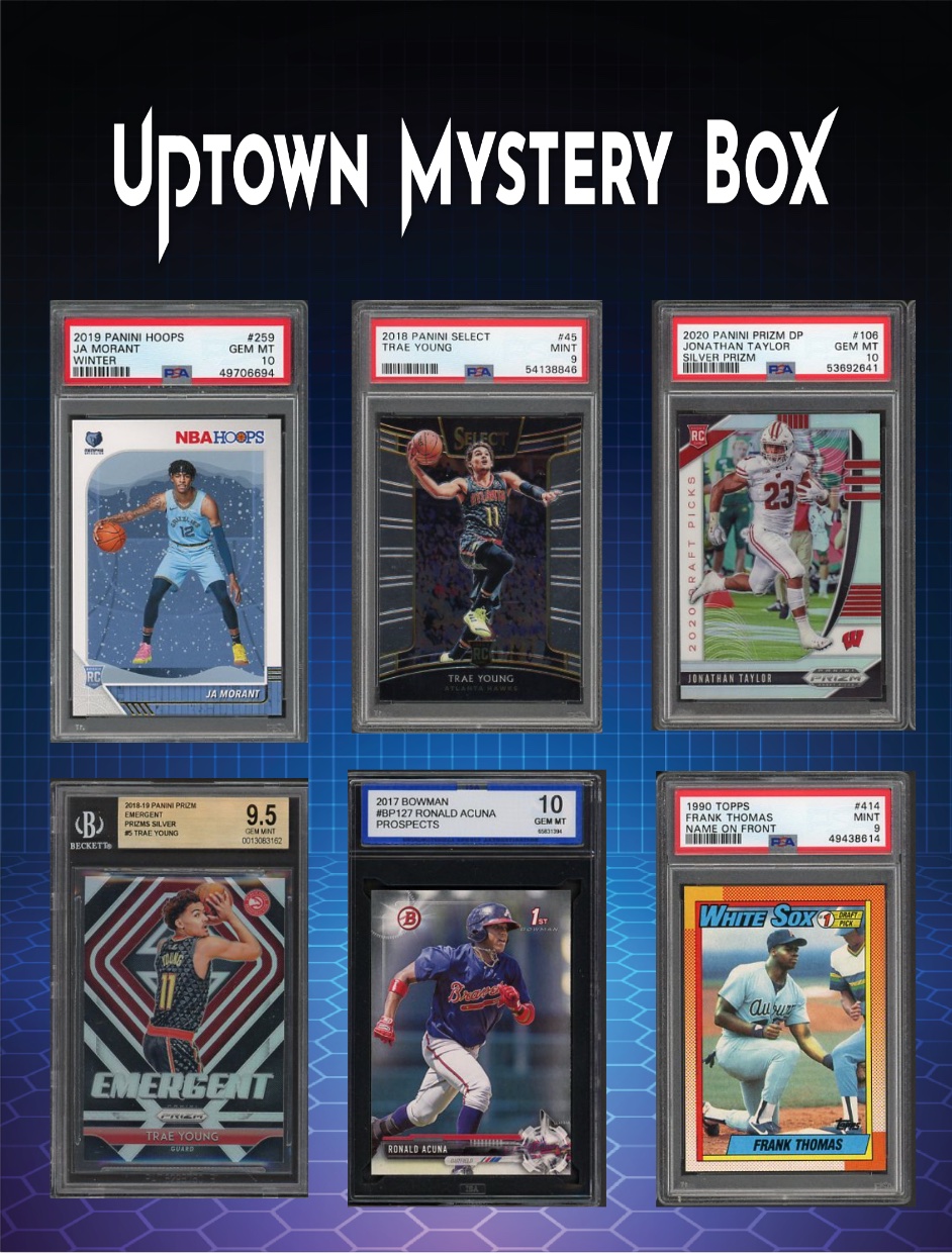 Uptown Slabs Series 1 Mystery Box - Chances of Kobe Bryant Patch Auto - Cristiano Ronaldo Patch Auto - Ja Morant Rookie Patch Auto at PristineAuction.com Uptown Slabs Series 1 Mystery Box - Chances of Kobe Bryant Patch Auto - Cristiano Ronaldo Patch Auto - Ja Morant Rookie Patch Auto at PristineAuction.com
