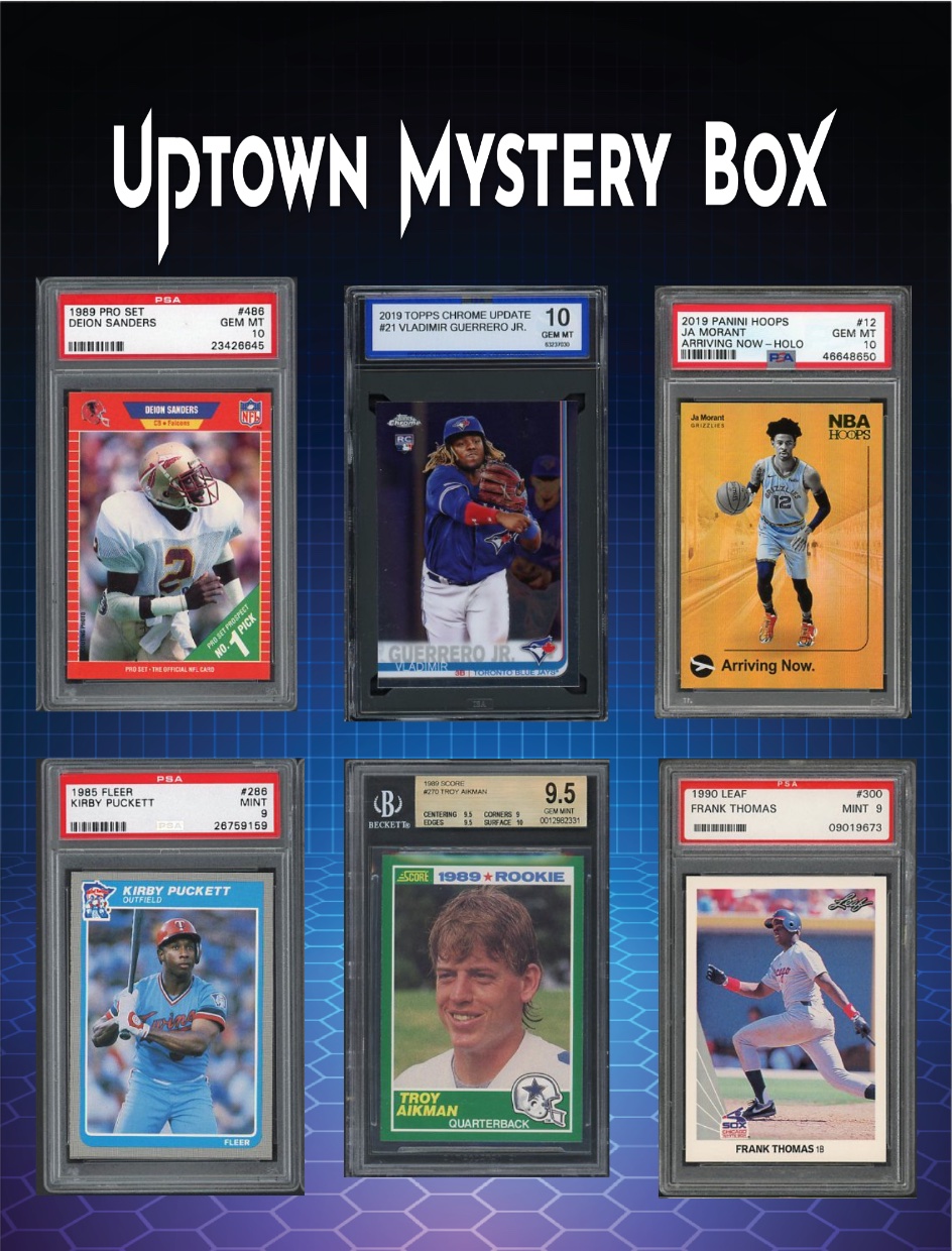 Uptown Slabs Series 1 Mystery Box - Chances of Kobe Bryant Patch Auto - Cristiano Ronaldo Patch Auto - Ja Morant Rookie Patch Auto at PristineAuction.com Uptown Slabs Series 1 Mystery Box - Chances of Kobe Bryant Patch Auto - Cristiano Ronaldo Patch Auto - Ja Morant Rookie Patch Auto at PristineAuction.com