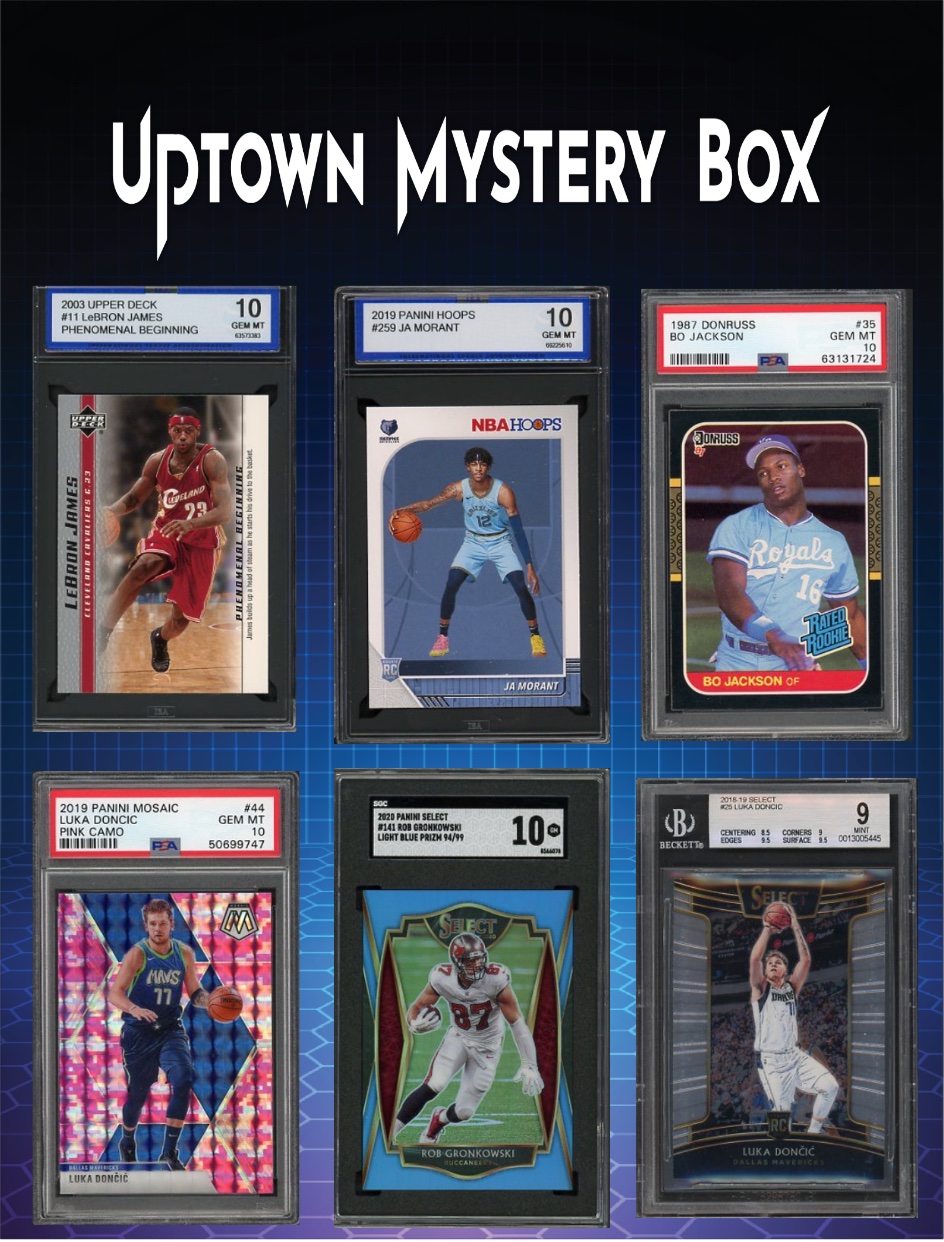 Uptown Slabs Series 1 Mystery Box - Chances of Kobe Bryant Patch Auto - Cristiano Ronaldo Patch Auto - Ja Morant Rookie Patch Auto at PristineAuction.com Uptown Slabs Series 1 Mystery Box - Chances of Kobe Bryant Patch Auto - Cristiano Ronaldo Patch Auto - Ja Morant Rookie Patch Auto at PristineAuction.com