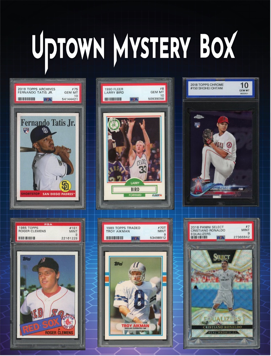 Uptown Slabs Series 1 Mystery Box - Chances of Kobe Bryant Patch Auto - Cristiano Ronaldo Patch Auto - Ja Morant Rookie Patch Auto at PristineAuction.com Uptown Slabs Series 1 Mystery Box - Chances of Kobe Bryant Patch Auto - Cristiano Ronaldo Patch Auto - Ja Morant Rookie Patch Auto at PristineAuction.com