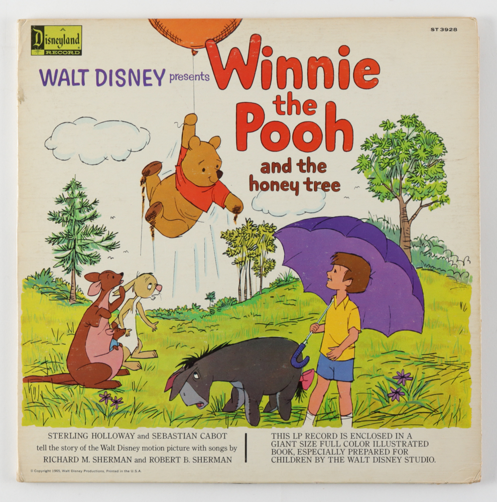 Vintage 1965 Walt Disney's "Winnie the Pooh & the Honey Tree" Vinyl Record Album at PristineAuction.com Vintage 1965 Walt Disney's "Winnie the Pooh & the Honey Tree" Vinyl Record Album at PristineAuction.com