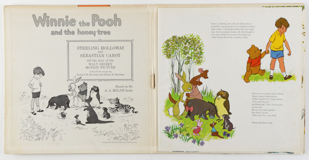 Vintage 1965 Walt Disney's "Winnie the Pooh & the Honey Tree" Vinyl Record Album at PristineAuction.com Vintage 1965 Walt Disney's "Winnie the Pooh & the Honey Tree" Vinyl Record Album at PristineAuction.com