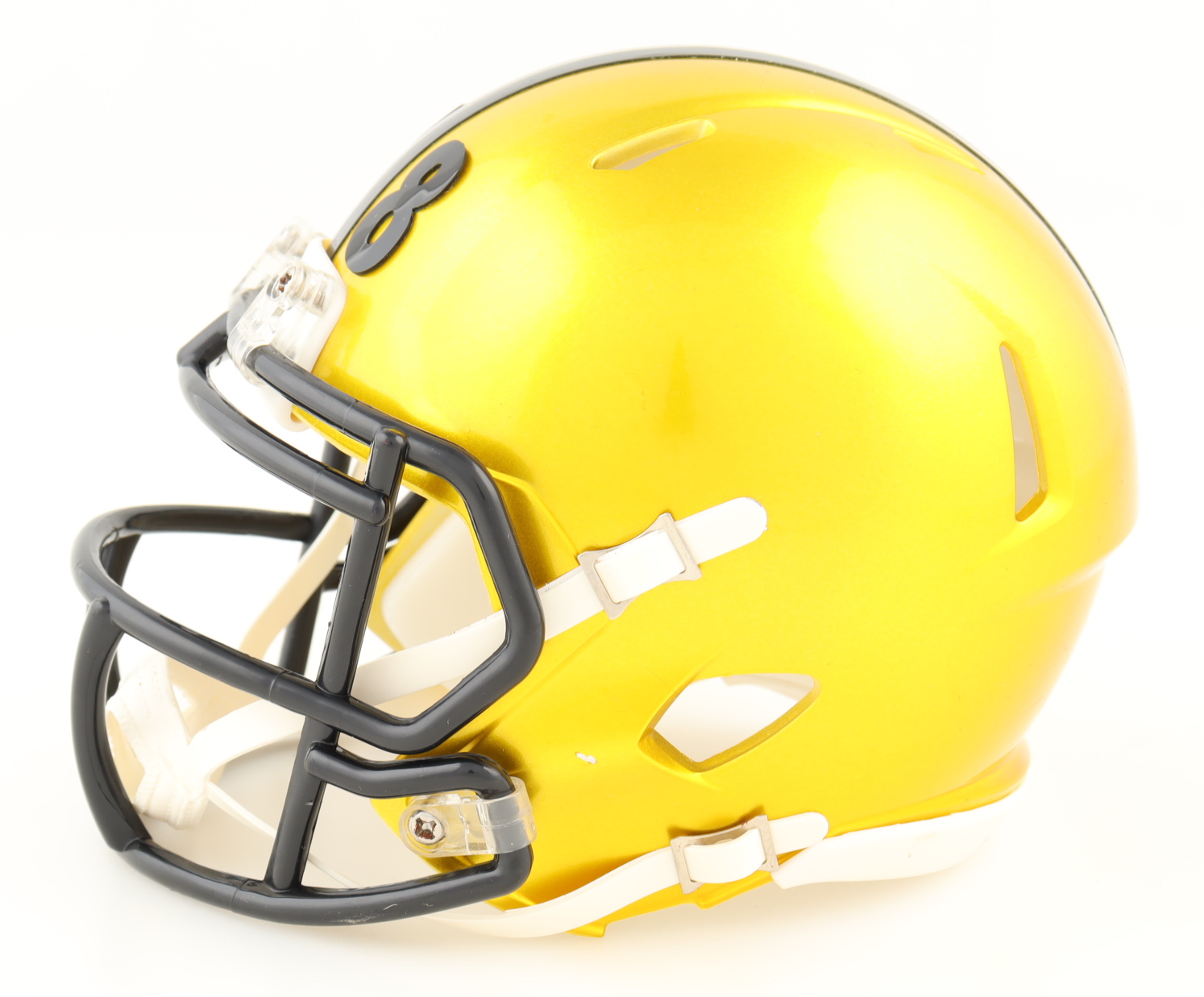 Diontae Johnson Signed Steelers Flash Alternate Speed Mini Helmet (Beckett) at PristineAuction.com Diontae Johnson Signed Steelers Flash Alternate Speed Mini Helmet (Beckett) at PristineAuction.com