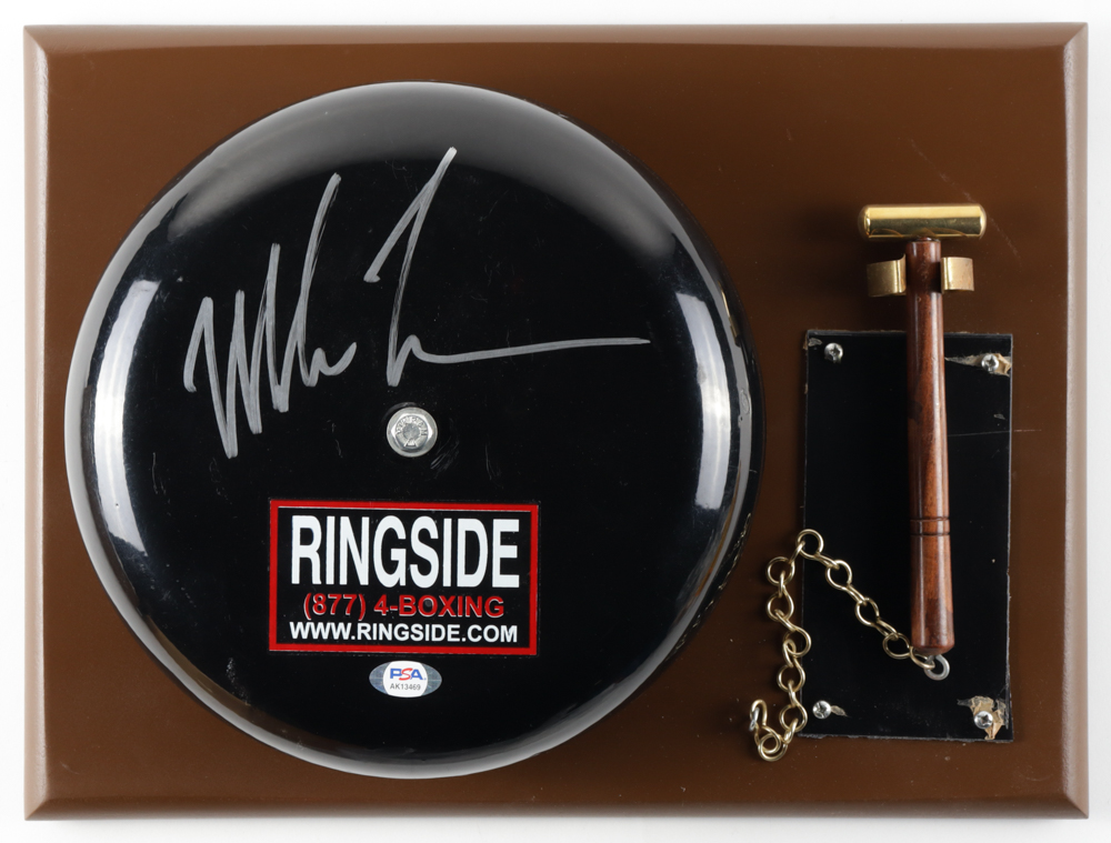 Mike Tyson Signed Authentic Full-Size Ringside Boxing Bell (PSA) at PristineAuction.com Mike Tyson Signed Authentic Full-Size Ringside Boxing Bell (PSA) at PristineAuction.com
