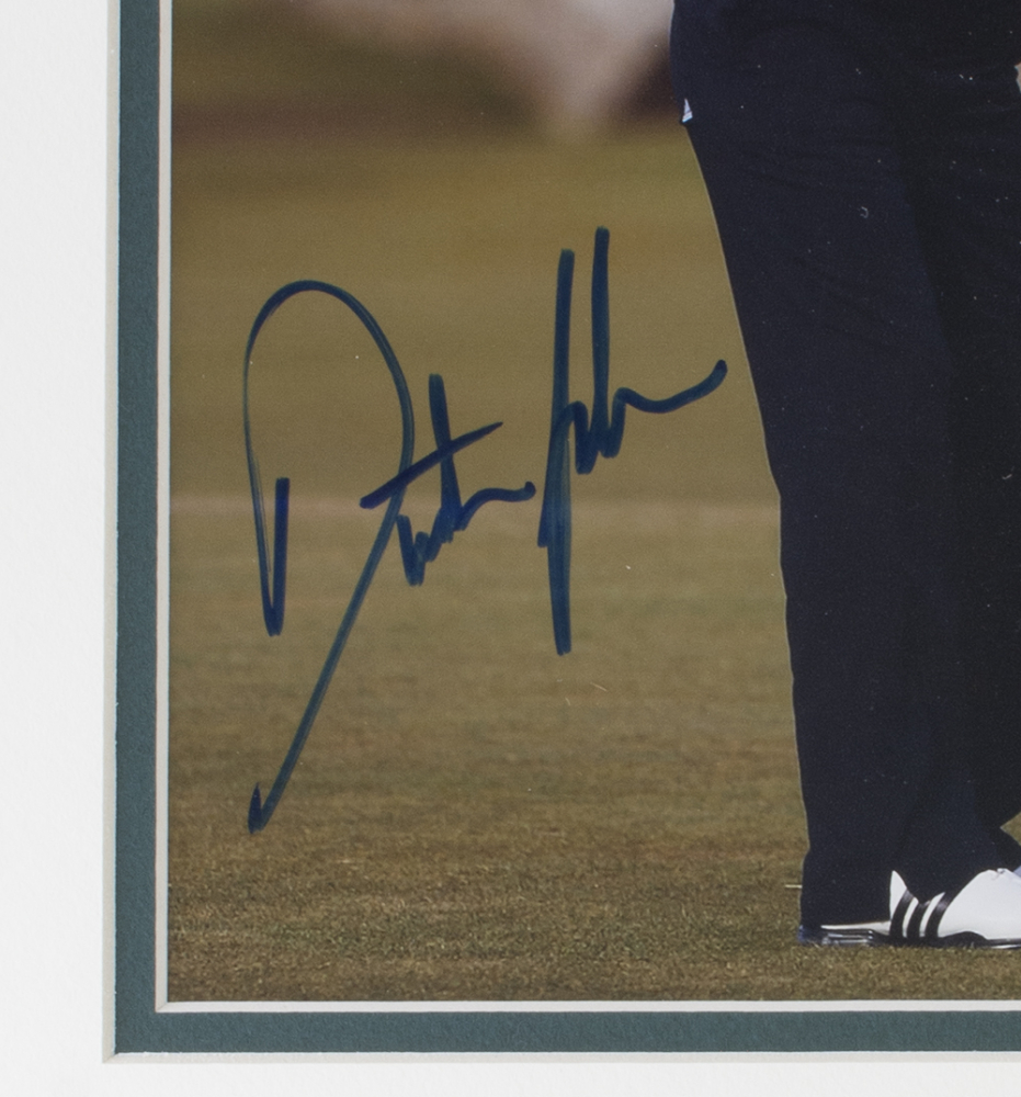 Dustin Johnson Signed 11x14 Custom Framed Photo Display (PSA