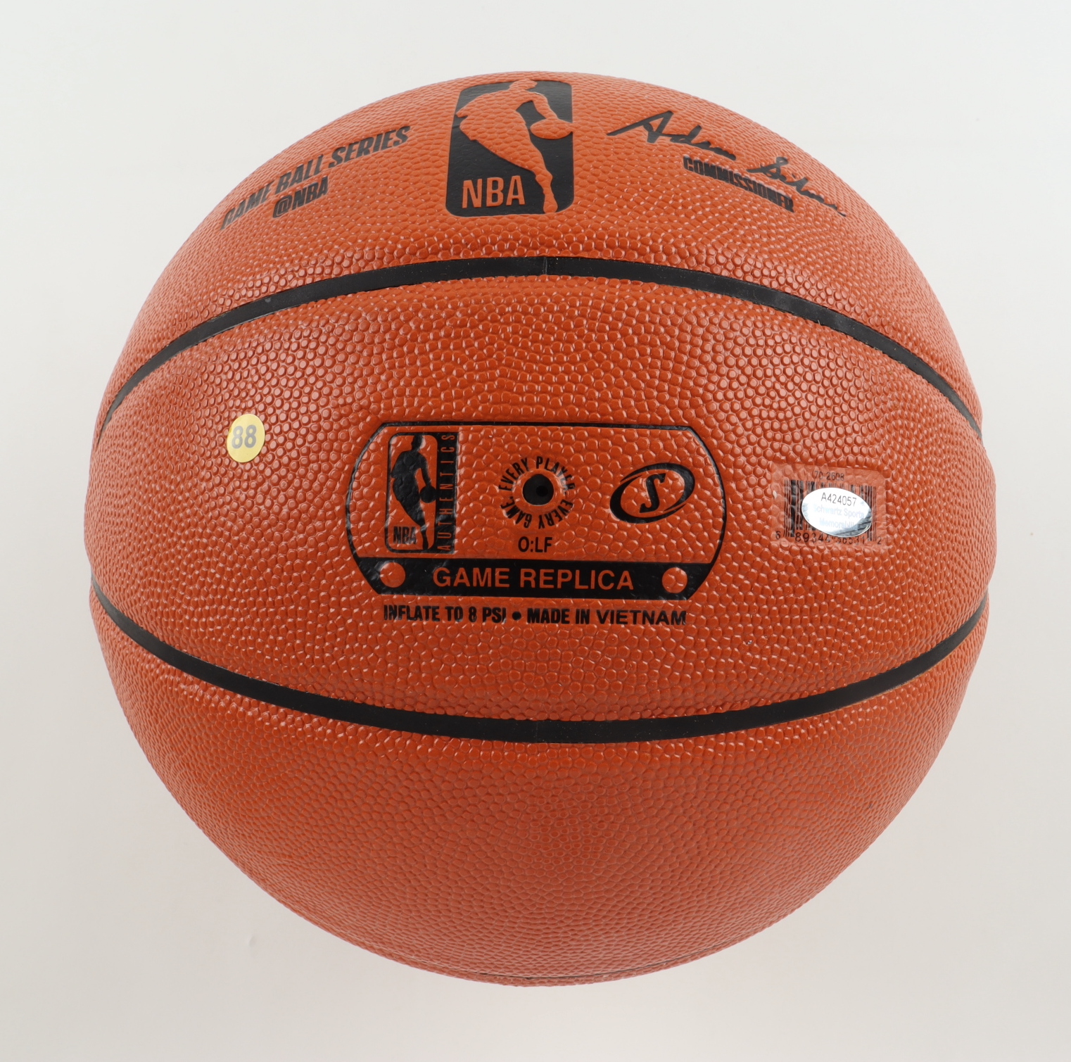 Kareem Abdul-Jabbar Signed Lakers Logo NBA Game Ball Series Basketball (Schwartz) at PristineAuction.com Kareem Abdul-Jabbar Signed Lakers Logo NBA Game Ball Series Basketball (Schwartz) at PristineAuction.com