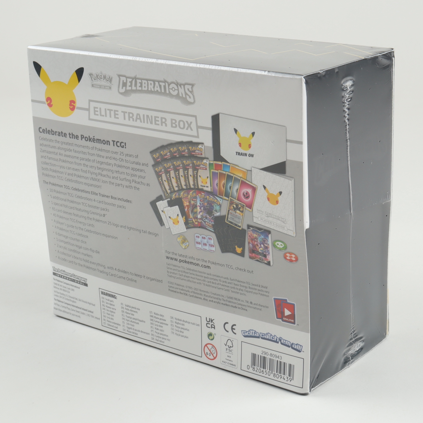 Pokemon TCG: Celebrations Elite Trainer Box with (10) Celebrations Packs & (5) Booster Packs at PristineAuction.com Pokemon TCG: Celebrations Elite Trainer Box with (10) Celebrations Packs & (5) Booster Packs at PristineAuction.com