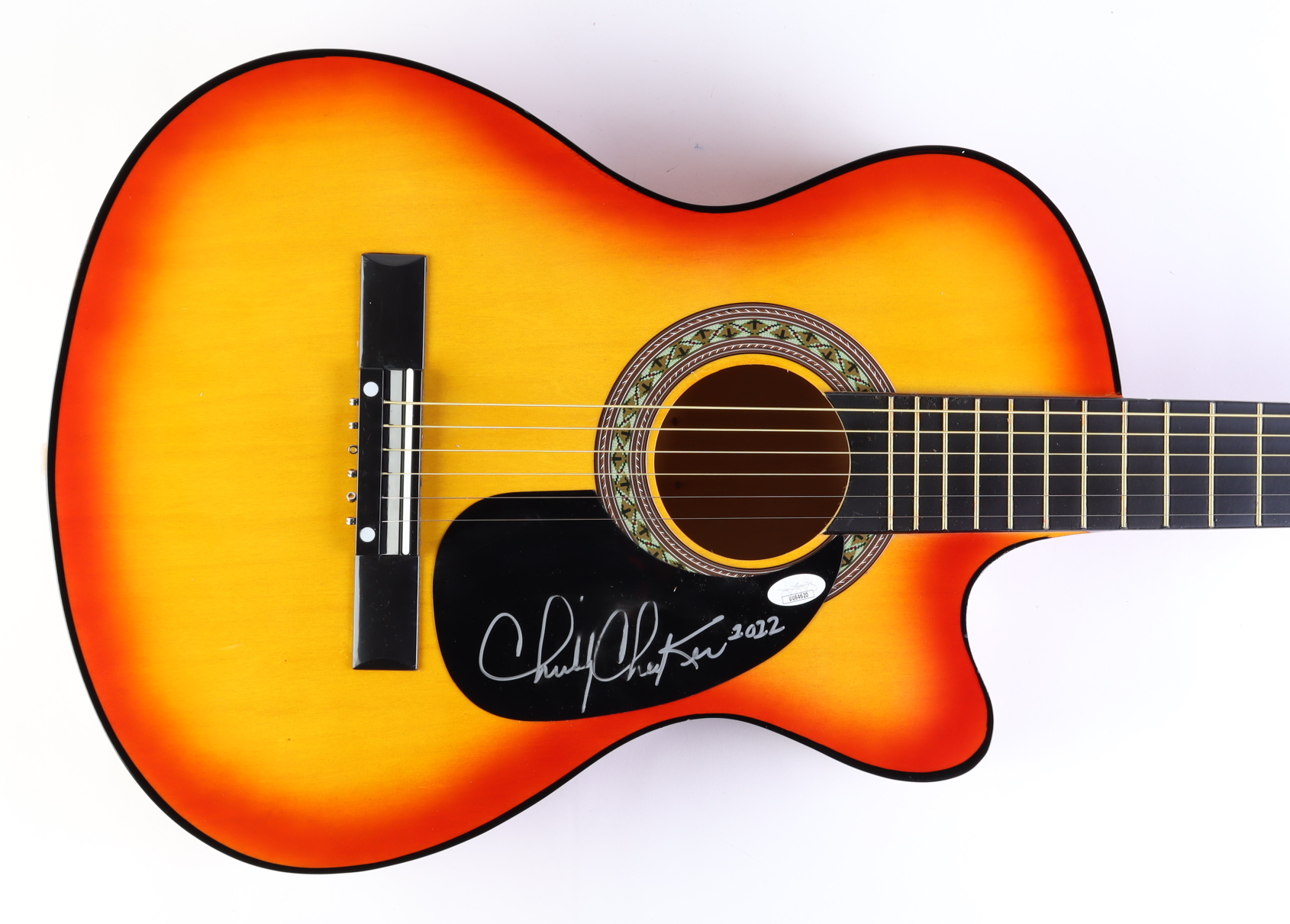 Chubby Checker Signed 38" Acoustic Guitar (JSA) at PristineAuction.com Chubby Checker Signed 38" Acoustic Guitar (JSA) at PristineAuction.com