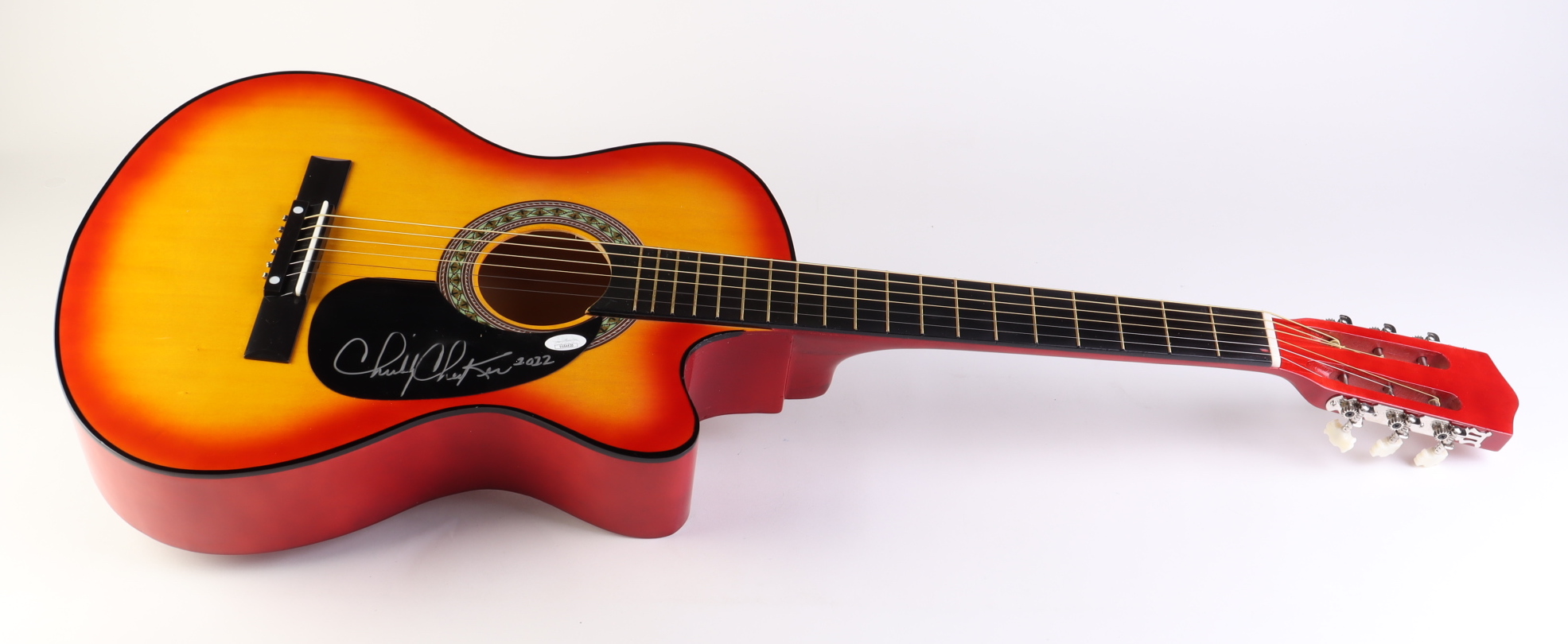 Chubby Checker Signed 38" Acoustic Guitar (JSA) at PristineAuction.com Chubby Checker Signed 38" Acoustic Guitar (JSA) at PristineAuction.com