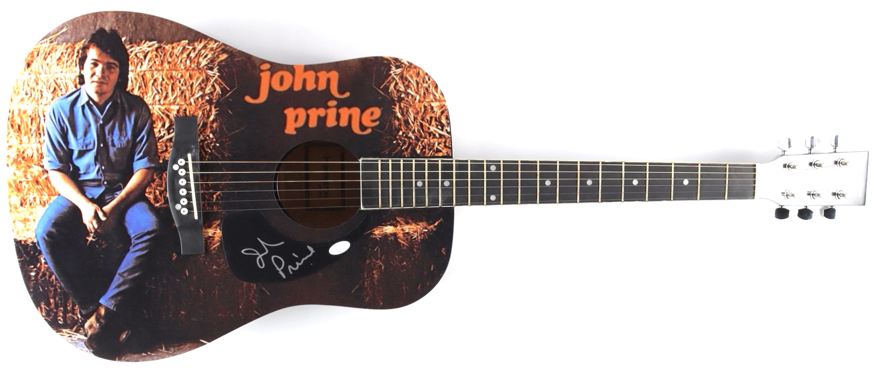 John Prine Signed 41" Acoustic Guitar (JSA) at PristineAuction.com John Prine Signed 41" Acoustic Guitar (JSA) at PristineAuction.com