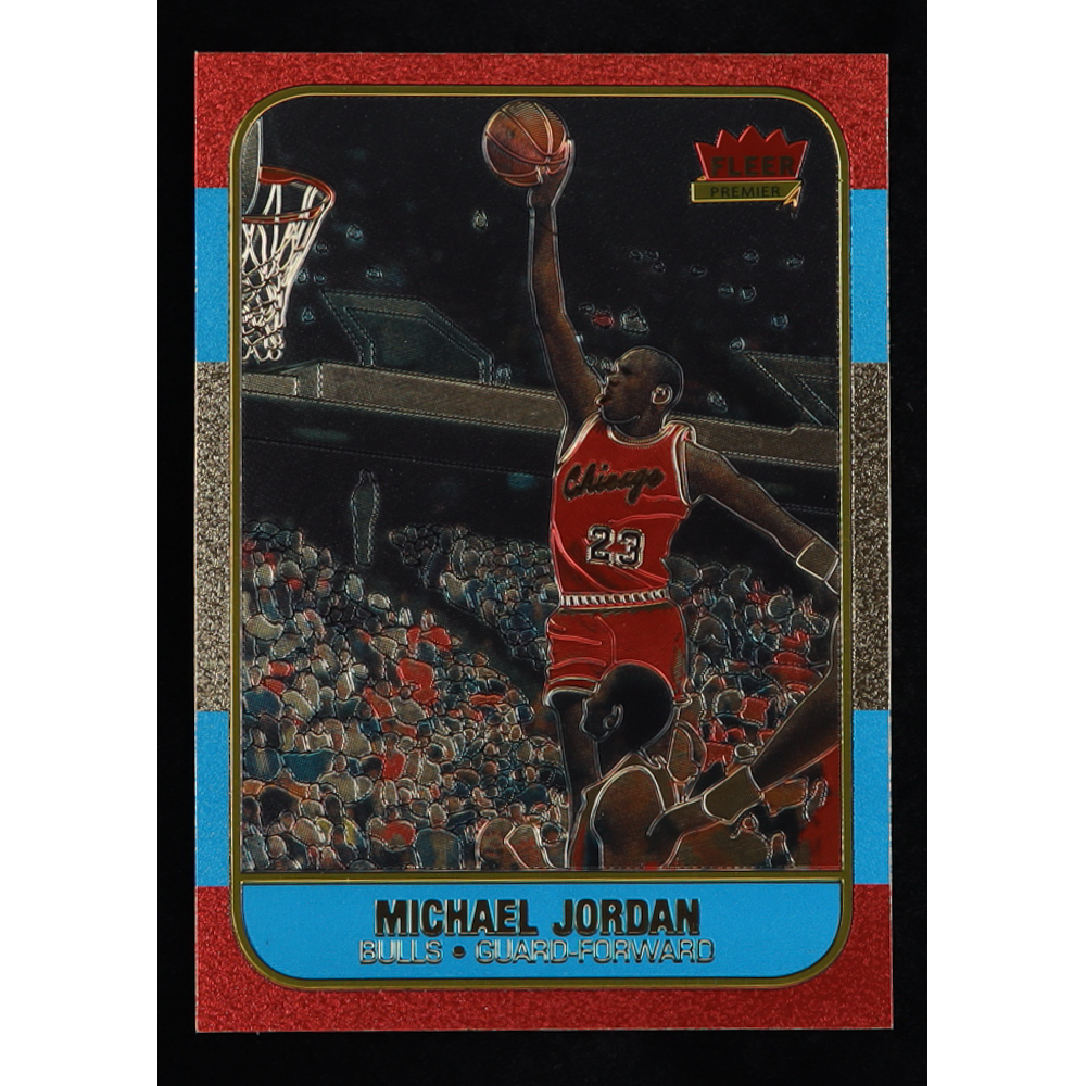 michael jordan fleer premier card