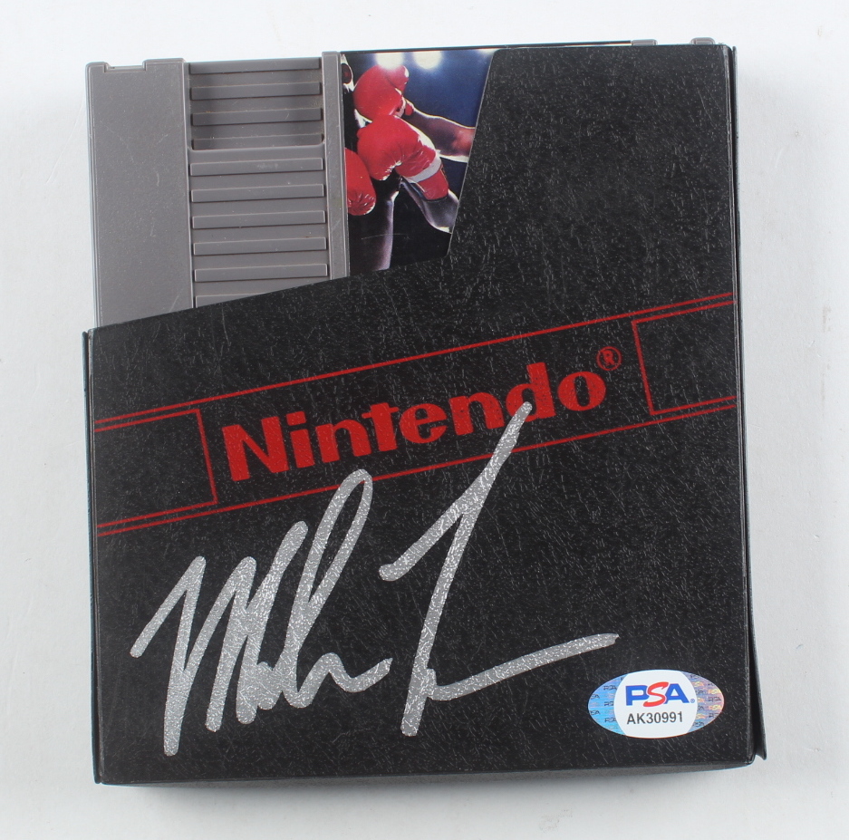 Mike Tyson Signed "Mike Tyson's Punch-Out!!" NES Game Cartridge (PSA) at PristineAuction.com Mike Tyson Signed "Mike Tyson's Punch-Out!!" NES Game Cartridge (PSA) at PristineAuction.com