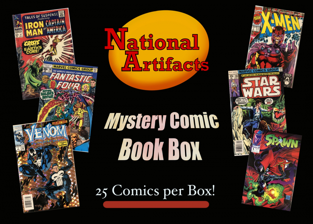 National Artifacts Comic Book Mystery Box Gold Series (25 Comics per