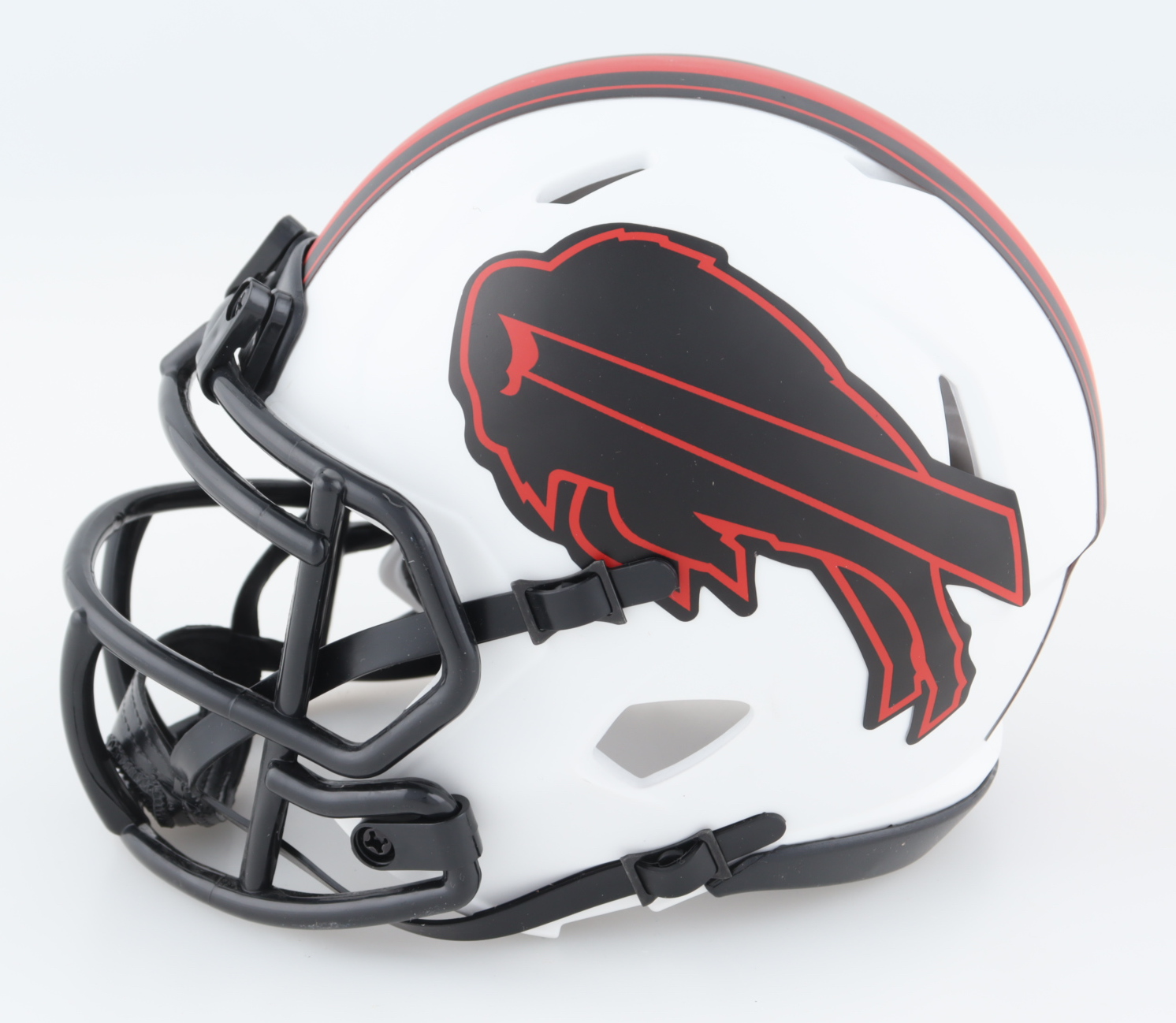 Steve Tasker Signed Bills Lunar Eclipse Alternate Speed Mini Helmet (TSE) at PristineAuction.com Steve Tasker Signed Bills Lunar Eclipse Alternate Speed Mini Helmet (TSE) at PristineAuction.com