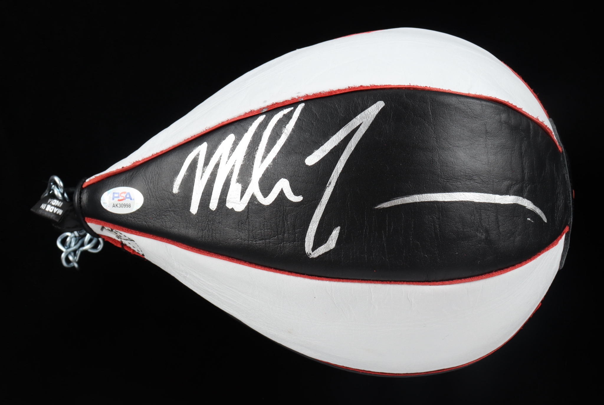 Mike Tyson Signed Contender Boxing Speed Bag (PSA) at PristineAuction.com Mike Tyson Signed Contender Boxing Speed Bag (PSA) at PristineAuction.com