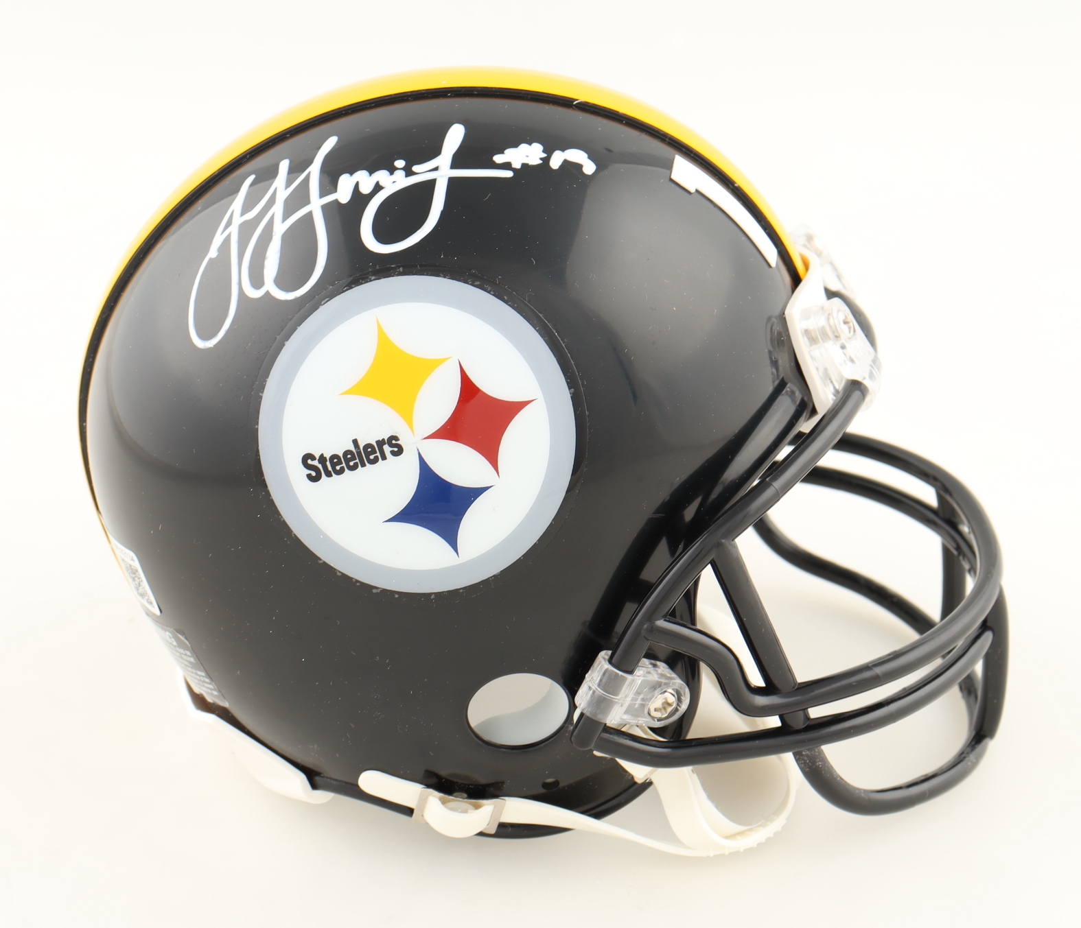 JuJu Smith-Schuster Signed Steelers Mini Helmet (Beckett) at PristineAuction.com JuJu Smith-Schuster Signed Steelers Mini Helmet (Beckett) at PristineAuction.com