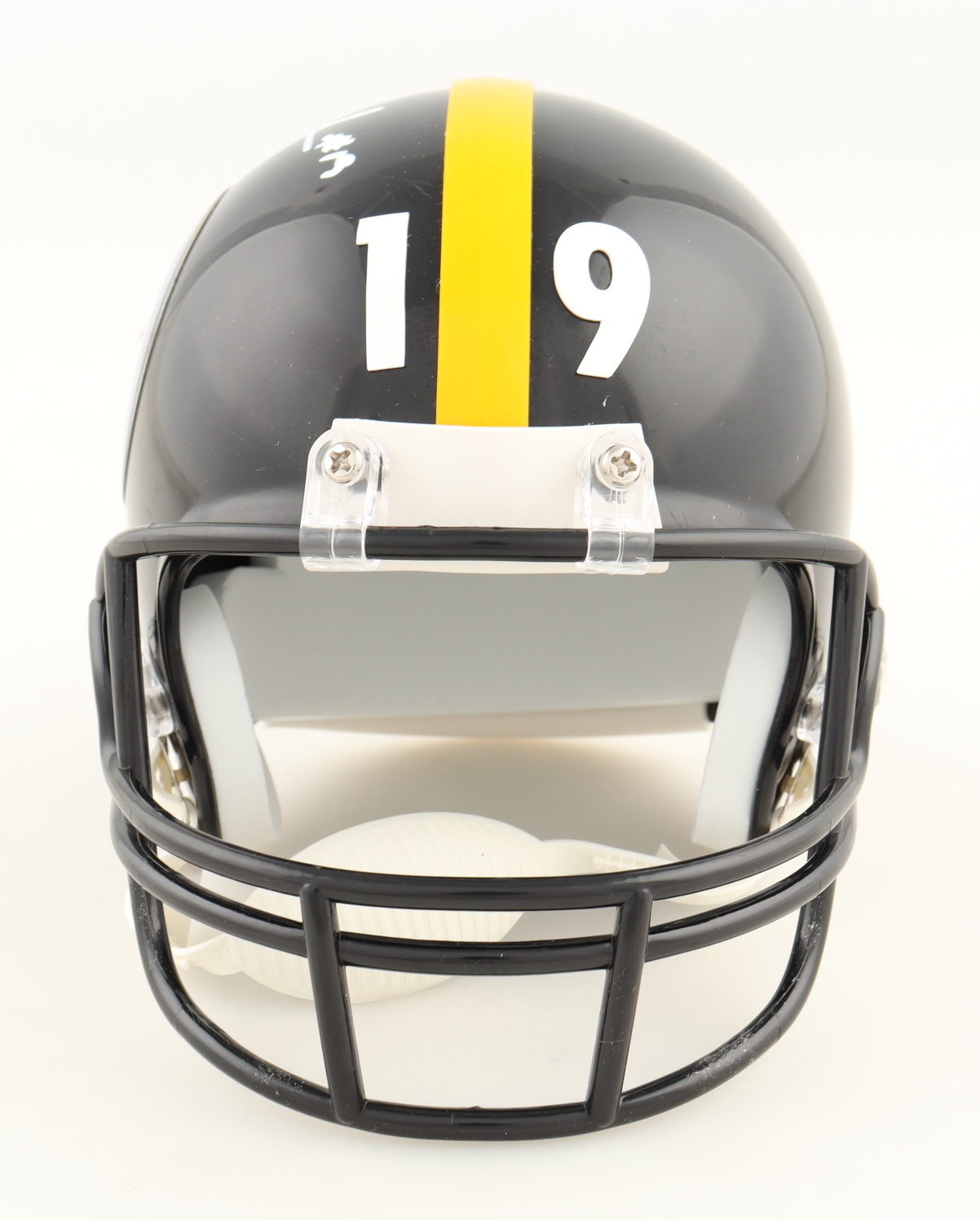 JuJu Smith-Schuster Signed Steelers Mini Helmet (Beckett) at PristineAuction.com JuJu Smith-Schuster Signed Steelers Mini Helmet (Beckett) at PristineAuction.com