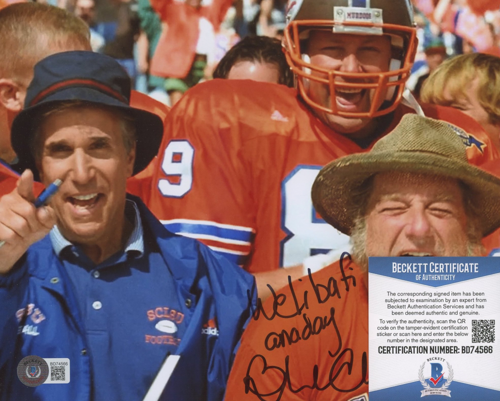 Blake Clark Signed "The Waterboy" 8x10 Photo Inscribed "Welibafi Anaday