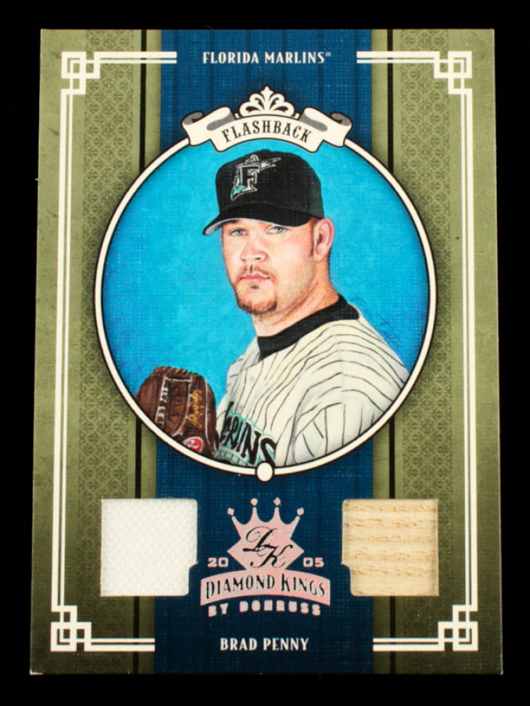 Brad Penny 2005 Diamond Kings Materials Silver #269 Marlins Bat-Jsy #49/100