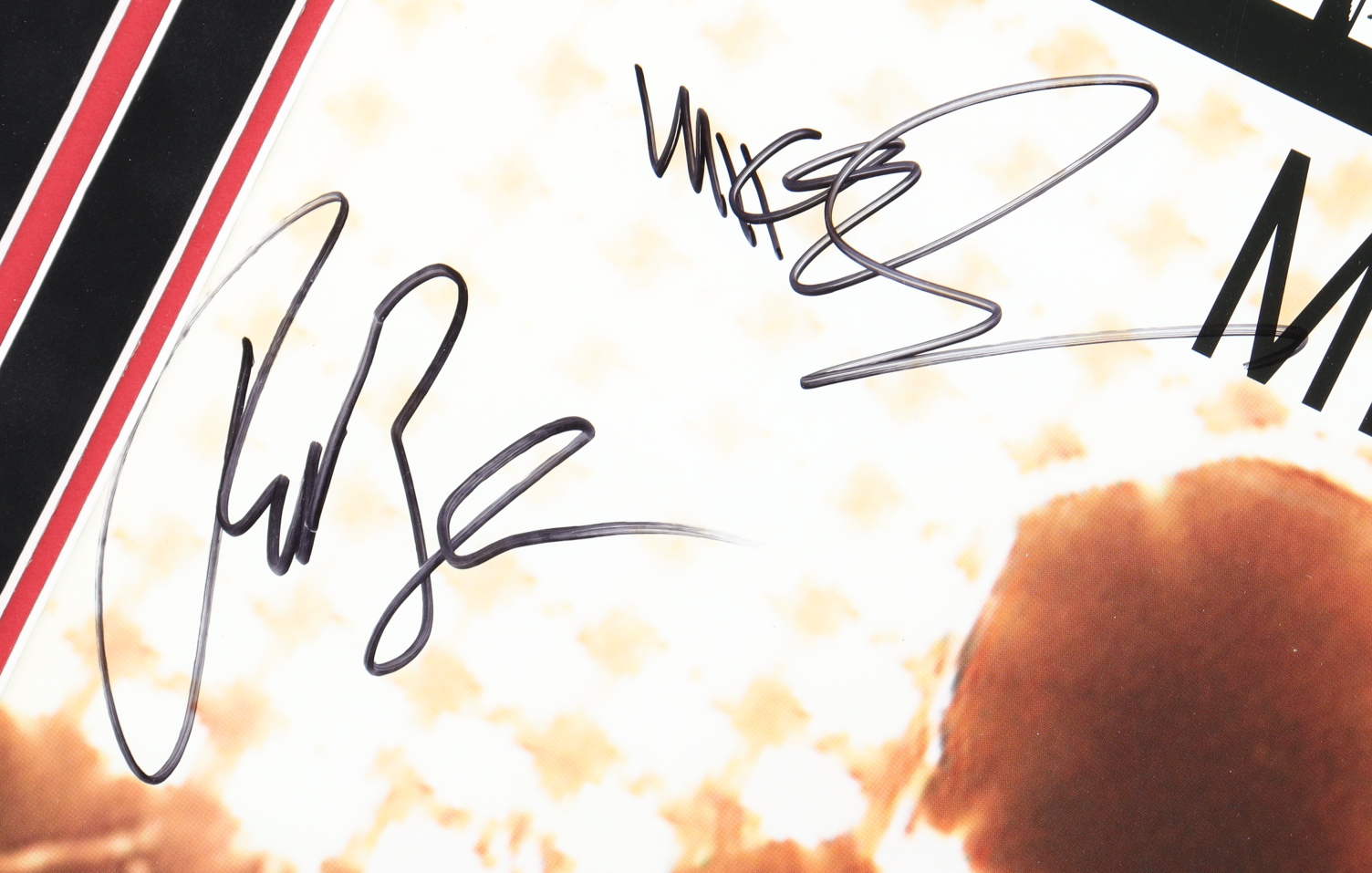 Linkin Park "Meteora" 26x32 Custom Framed Photo Signed by (6) with Chester Bennington, Rob Bourdon, Mike Shinoda, Brad Delson, Dave Farrell (JSA) at PristineAuction.com Linkin Park "Meteora" 26x32 Custom Framed Photo Signed by (6) with Chester Bennington, Rob Bourdon, Mike Shinoda, Brad Delson, Dave Farrell (JSA) at PristineAuction.com