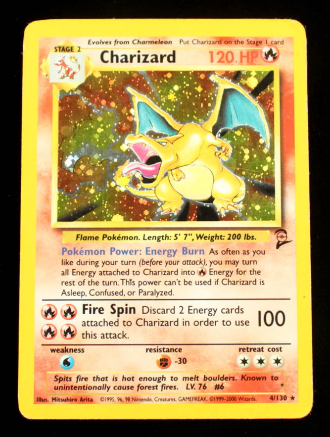Charizard 2000 Pokemon Base 2 Unlimited #4 Holo at PristineAuction.com Charizard 2000 Pokemon Base 2 Unlimited #4 Holo at PristineAuction.com