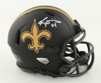 Ricky Williams Signed Saints Eclipse Alternate Speed Mini Helmet (Schwartz Sports) at PristineAuction.com