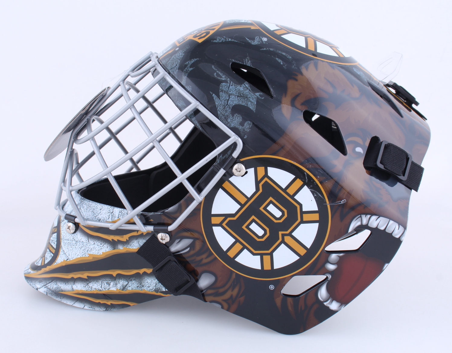 Gerry Cheevers Signed Bruins Full-Size Goalie Mask Inscribed "The Mask" (Schwartz Sports) at PristineAuction.com Gerry Cheevers Signed Bruins Full-Size Goalie Mask Inscribed "The Mask" (Schwartz Sports) at PristineAuction.com