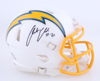 Austin Ekeler Signed Chargers Speed Mini Helmet (Schwartz) at PristineAuction.com