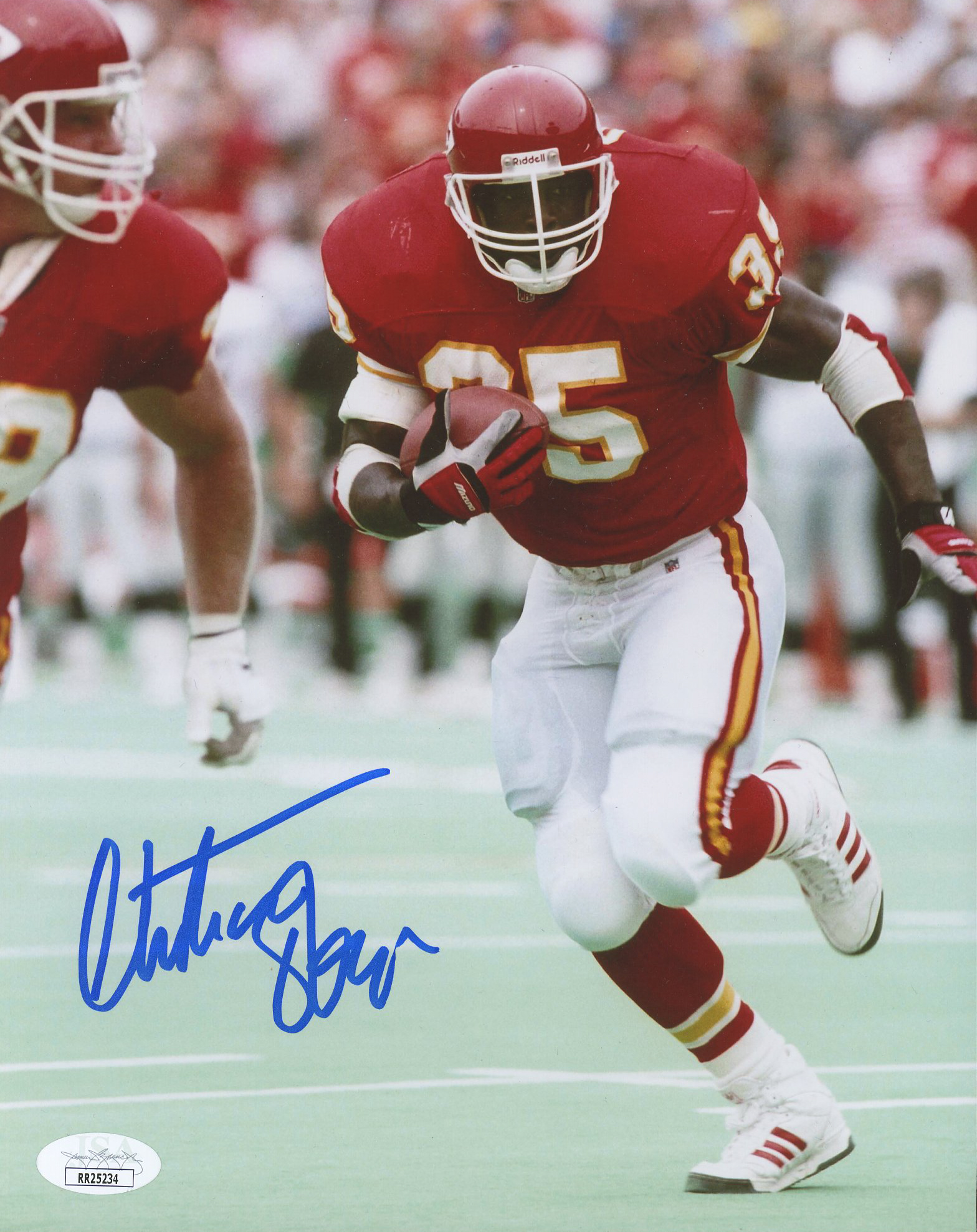 Christian Okoye Signed Chiefs 8x10 Photo (JSA) at PristineAuction.com Christian Okoye Signed Chiefs 8x10 Photo (JSA) at PristineAuction.com