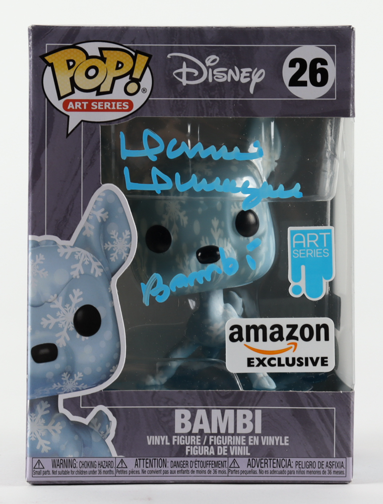 Donnie Dunagan Signed "Disney" #26 Bambi Art Series Funko Pop! Vinyl Figure Inscribed "Bambi" (JSA & PA) at PristineAuction.com Donnie Dunagan Signed "Disney" #26 Bambi Art Series Funko Pop! Vinyl Figure Inscribed "Bambi" (JSA & PA) at PristineAuction.com