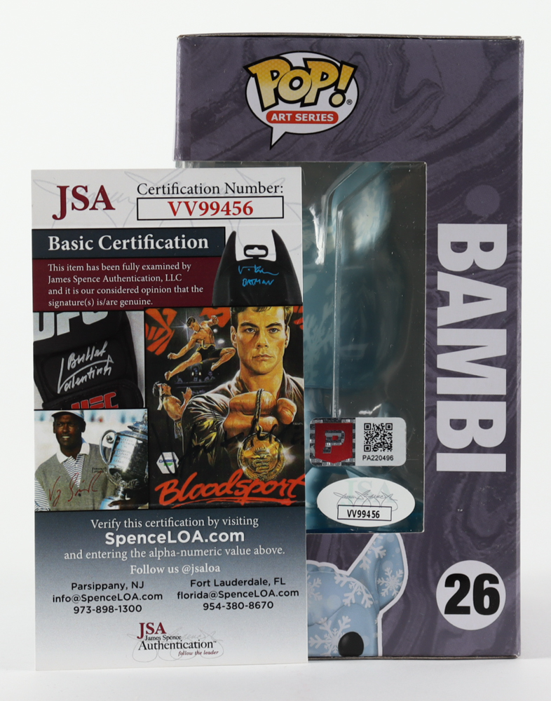 Donnie Dunagan Signed "Disney" #26 Bambi Art Series Funko Pop! Vinyl Figure Inscribed "Bambi" (JSA & PA) at PristineAuction.com Donnie Dunagan Signed "Disney" #26 Bambi Art Series Funko Pop! Vinyl Figure Inscribed "Bambi" (JSA & PA) at PristineAuction.com