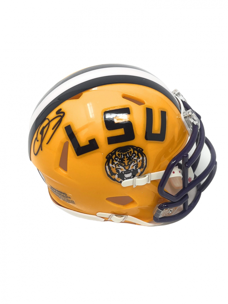 Odell Beckham Jr. Signed LSU Tigers Speed Mini Helmet (Steiner