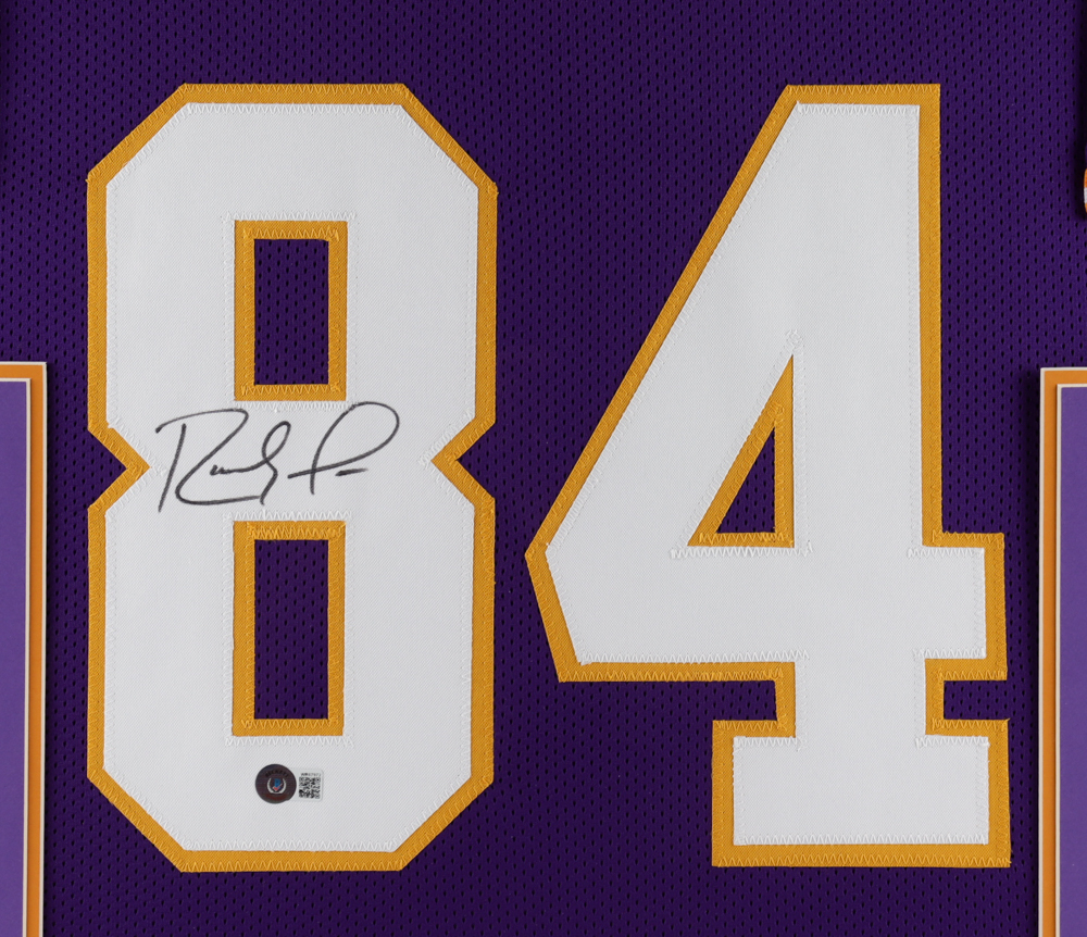 Randy Moss Signed 35x43 Custom Framed Jersey Display (Beckett) at PristineAuction.com Randy Moss Signed 35x43 Custom Framed Jersey Display (Beckett) at PristineAuction.com