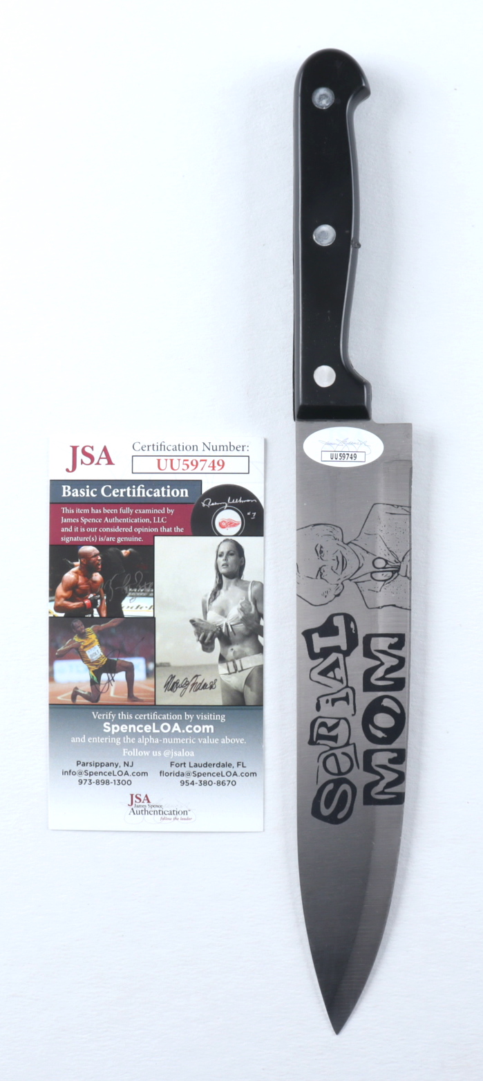 Kathleen Turner Signed "Serial Mom" Knife (JSA) at PristineAuction.com Kathleen Turner Signed "Serial Mom" Knife (JSA) at PristineAuction.com