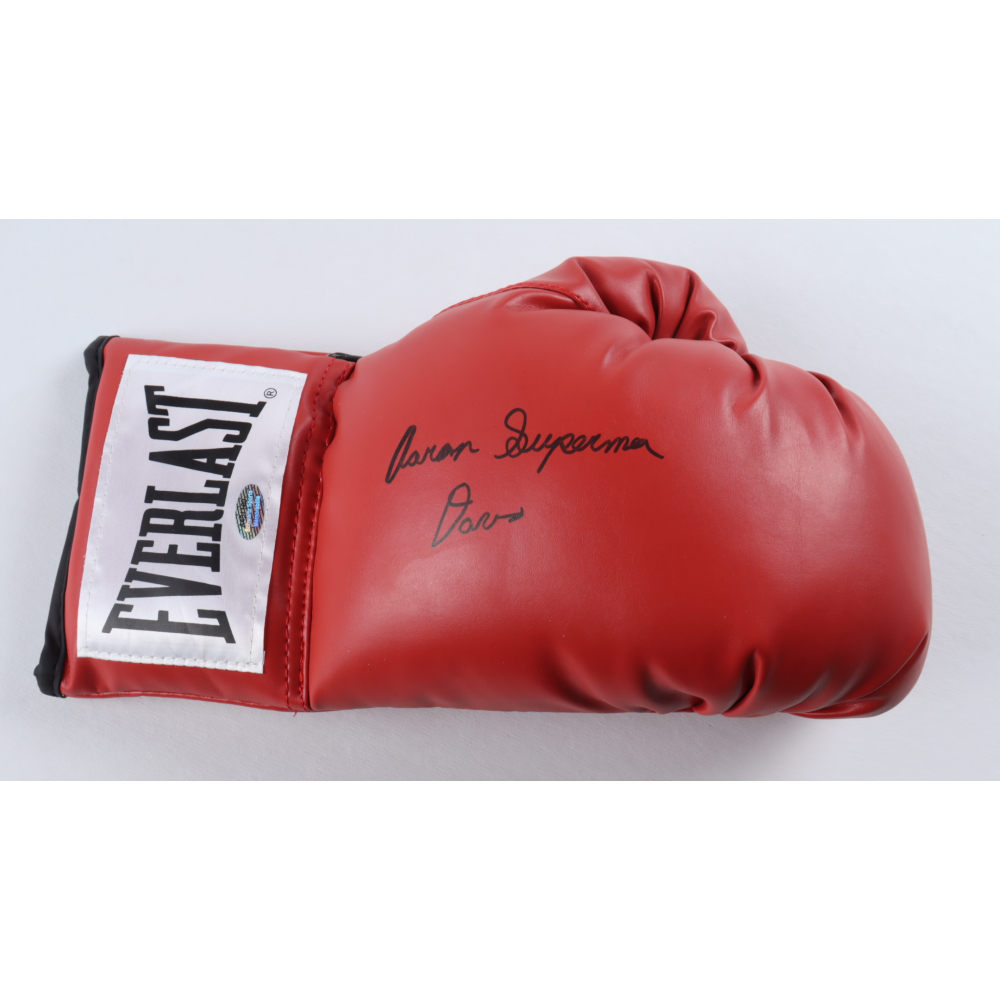 Aaron "Superman" Davis Signed Everlast Boxing Glove (Schwartz Sports