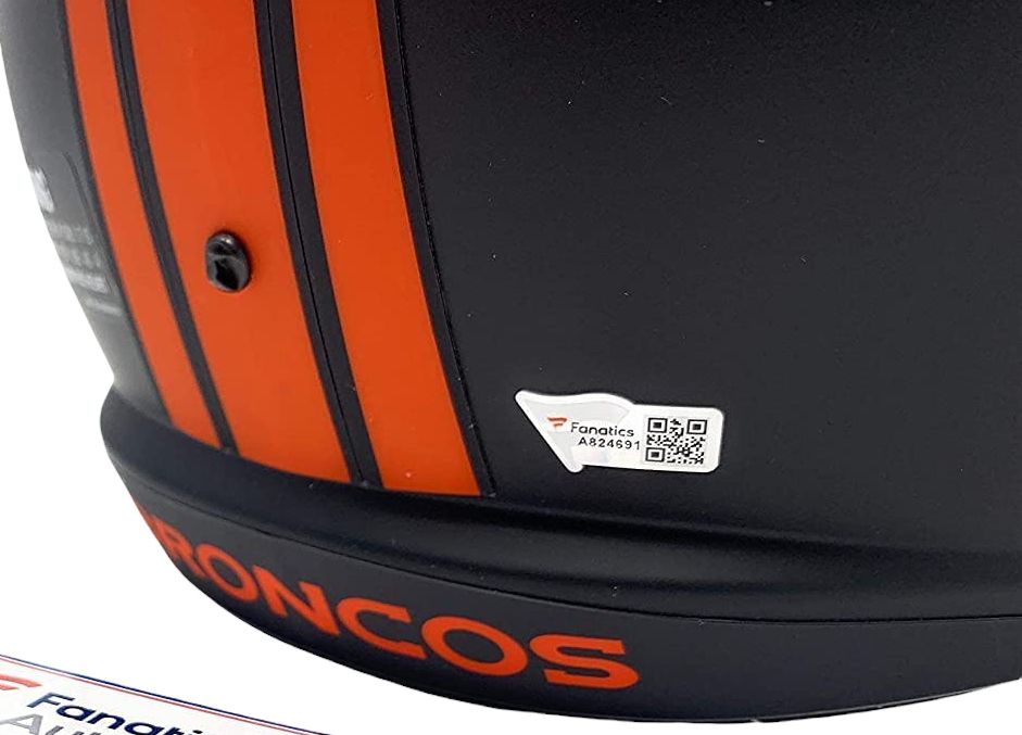 Peyton Manning Signed Broncos Full-Size Eclipse Alternate Speed Helmet (Fanatics) at PristineAuction.com Peyton Manning Signed Broncos Full-Size Eclipse Alternate Speed Helmet (Fanatics) at PristineAuction.com