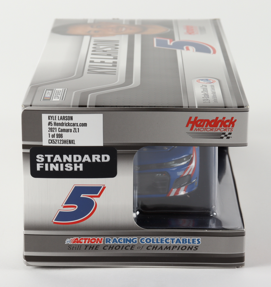 Kyle Larson Signed 2021 NASCAR 5 Camaro 124