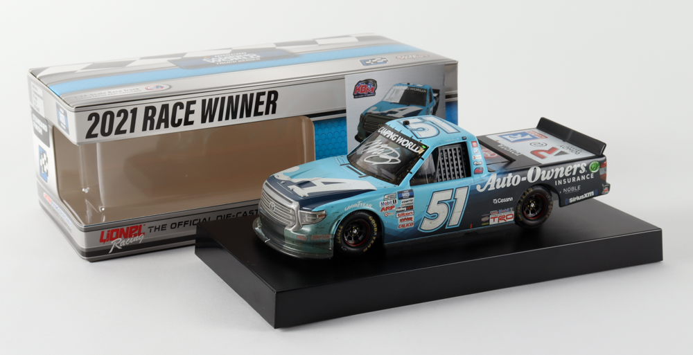 Martin Truex Jr. Signed 2021 NASCAR #51 Auto-Owners Insurance Bristol Win Tundra - 1:24 Premium Action Diecast Car (PA) at PristineAuction.com Martin Truex Jr. Signed 2021 NASCAR #51 Auto-Owners Insurance Bristol Win Tundra - 1:24 Premium Action Diecast Car (PA) at PristineAuction.com