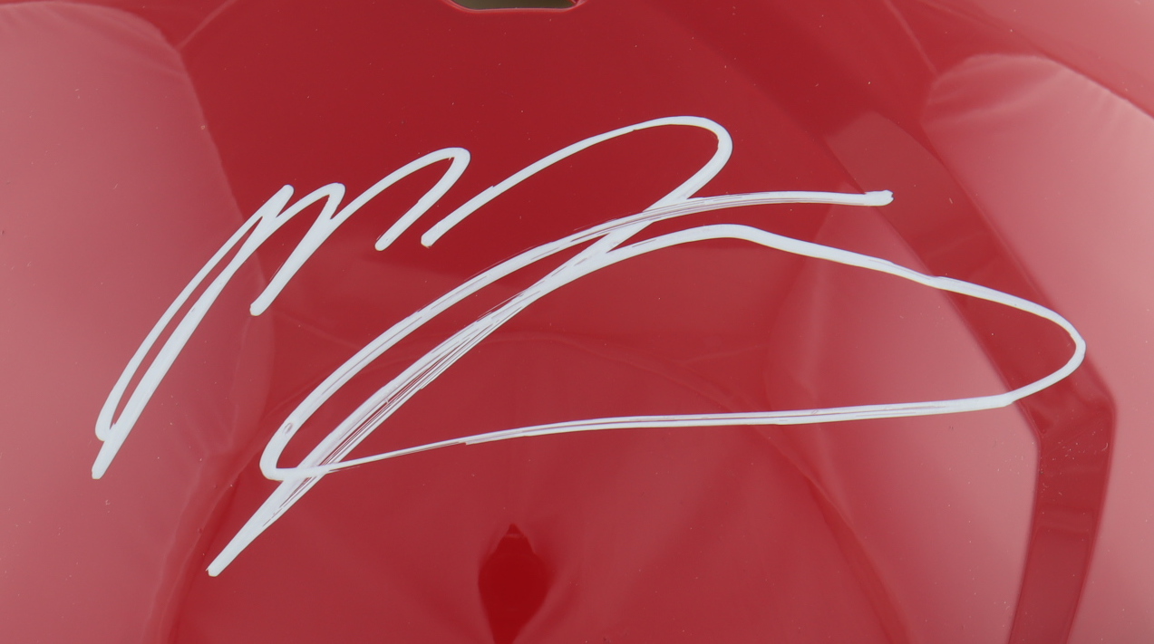 Mac Jones Signed Alabama Crimson Tide Full-Size Authentic On-Field Speed Helmet (Beckett) at PristineAuction.com Mac Jones Signed Alabama Crimson Tide Full-Size Authentic On-Field Speed Helmet (Beckett) at PristineAuction.com