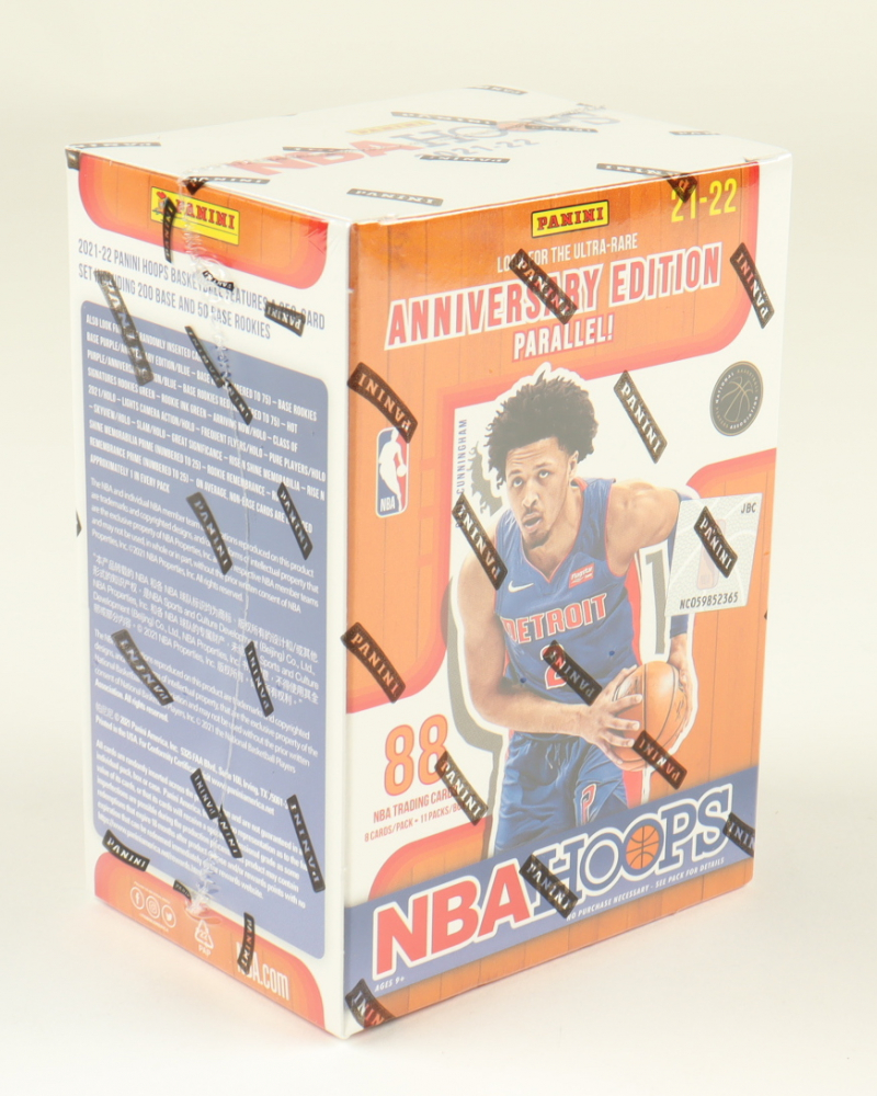 202122 Panini NBA Hoops Basketball Blaster Box with (11) Packs