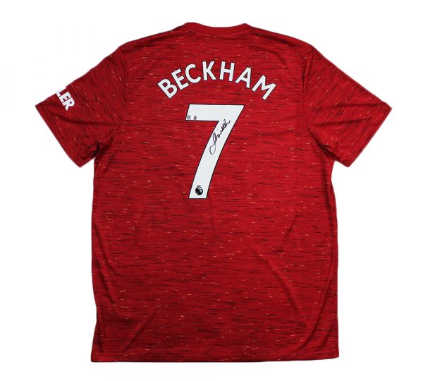 David Beckham Signed Manchester United Jersey (Panini) at PristineAuction.com David Beckham Signed Manchester United Jersey (Panini) at PristineAuction.com