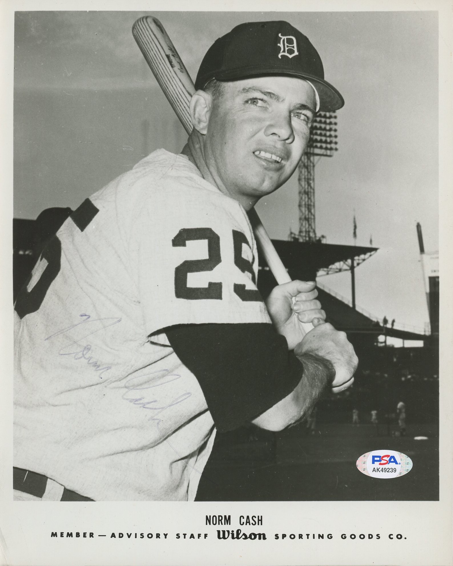Norm Cash Signed Tigers 8x10 Photo (PSA) at PristineAuction.com Norm Cash Signed Tigers 8x10 Photo (PSA) at PristineAuction.com